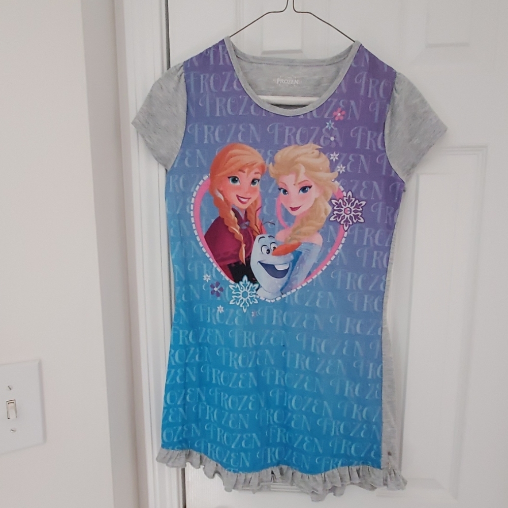 Frozen nightgown sz L (10/12)